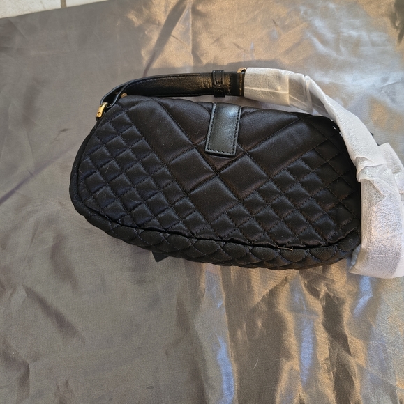 Versace La Greca Mini Goddesses Black Satin Bag NWT - Picture 6 of 7